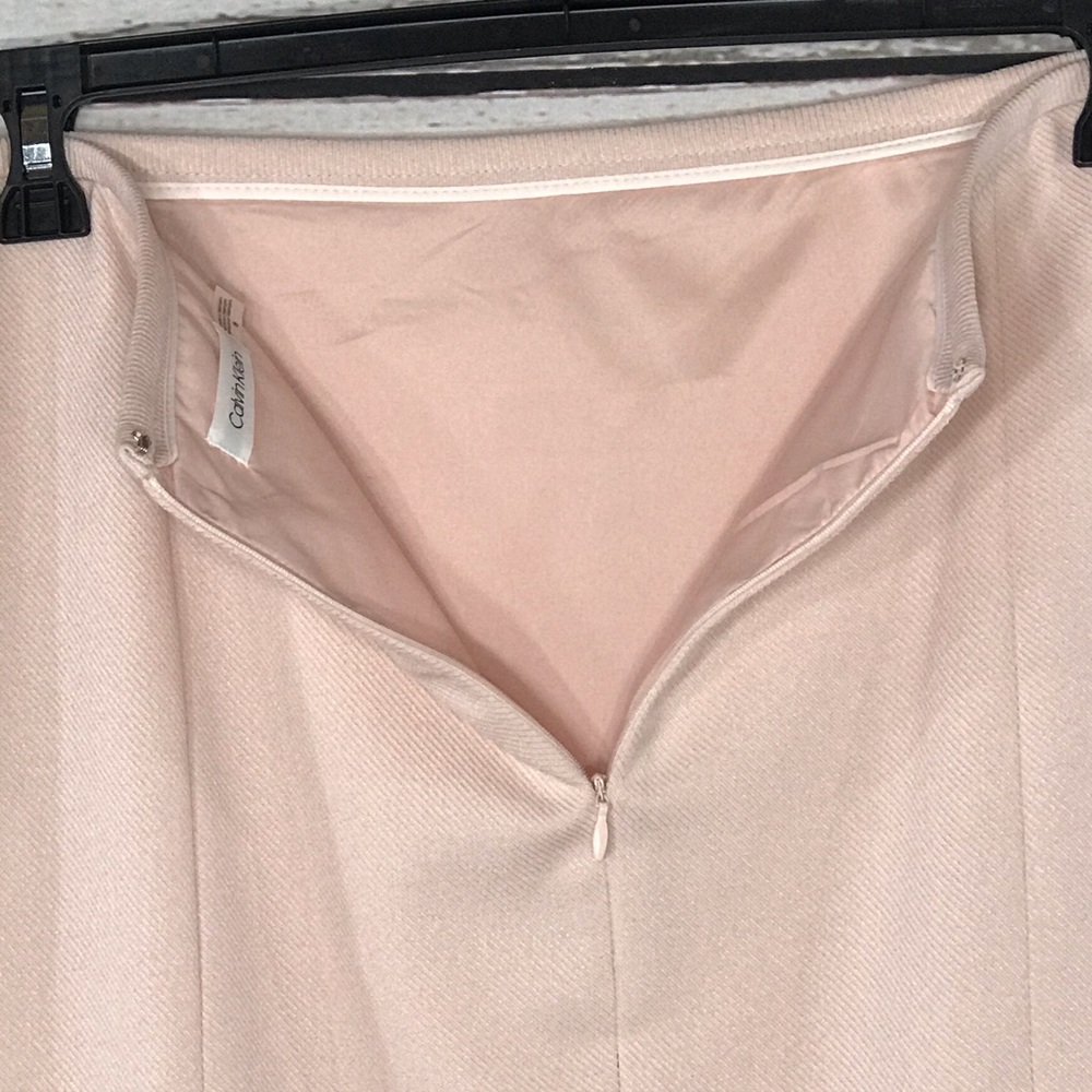 Calvin Klein Pencil Skirt Lined Front Slits Career - Picture 5 of 9
